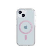 FlexQuartz MagSafe - Apple iPhone 17e/16e/15/14/13 Case - Clear/Pink