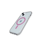 FlexQuartz MagSafe - Apple iPhone 17e/16e/15/14/13 Case - Clear/Pink