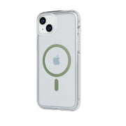 FlexQuartz - Apple iPhone 15 Plus Case MagSafe Compatible - Green