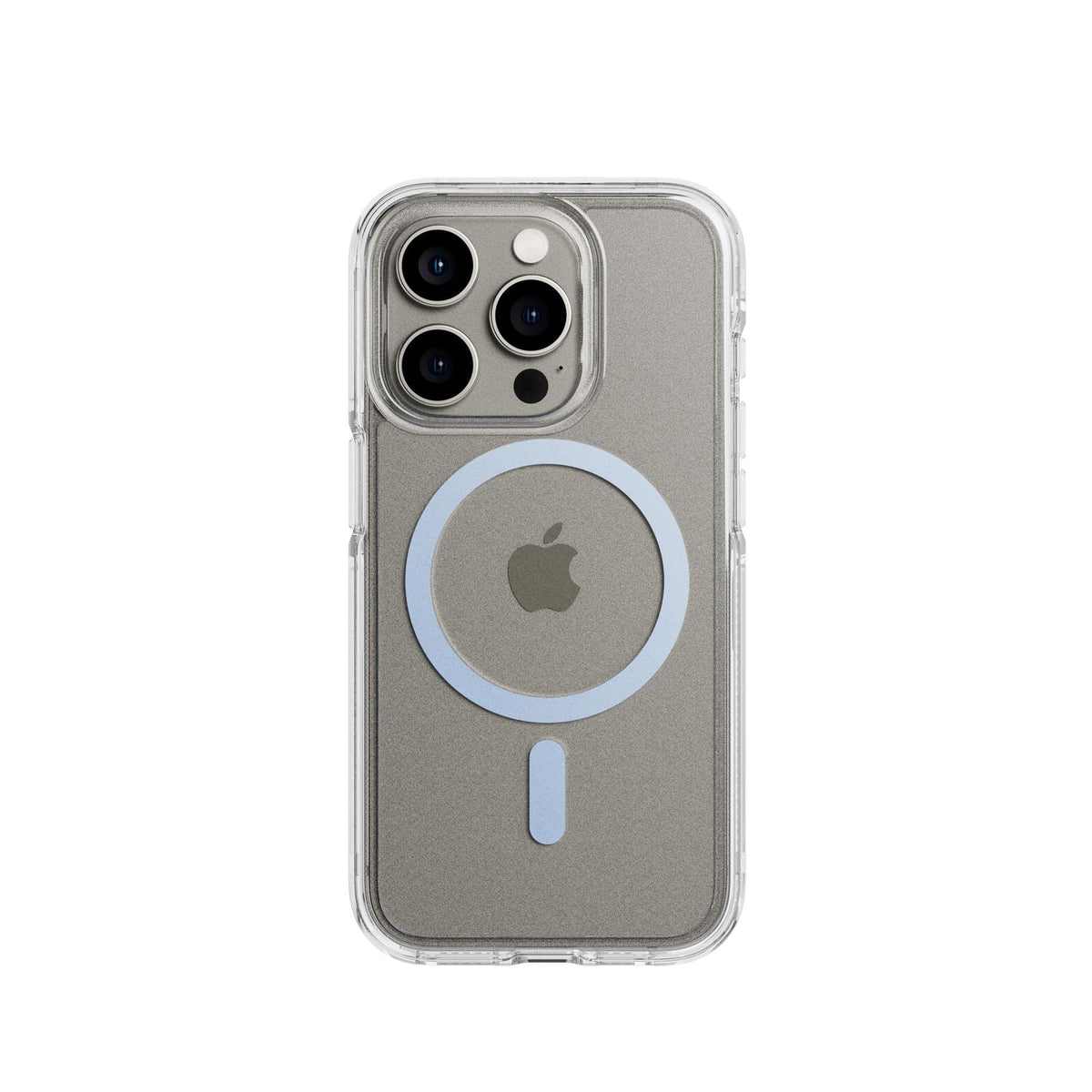 FlexQuartz - Apple iPhone 15 Pro Case MagSafe Compatible - Blue