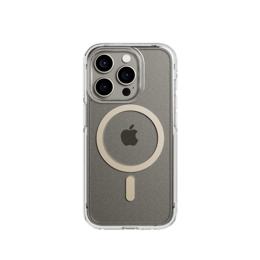 FlexQuartz - Apple iPhone 15 Pro Case MagSafe Compatible - Gold