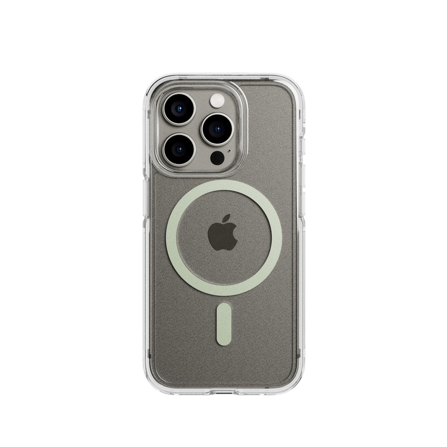 FlexQuartz - Apple iPhone 15 Pro Case MagSafe Compatible - Green