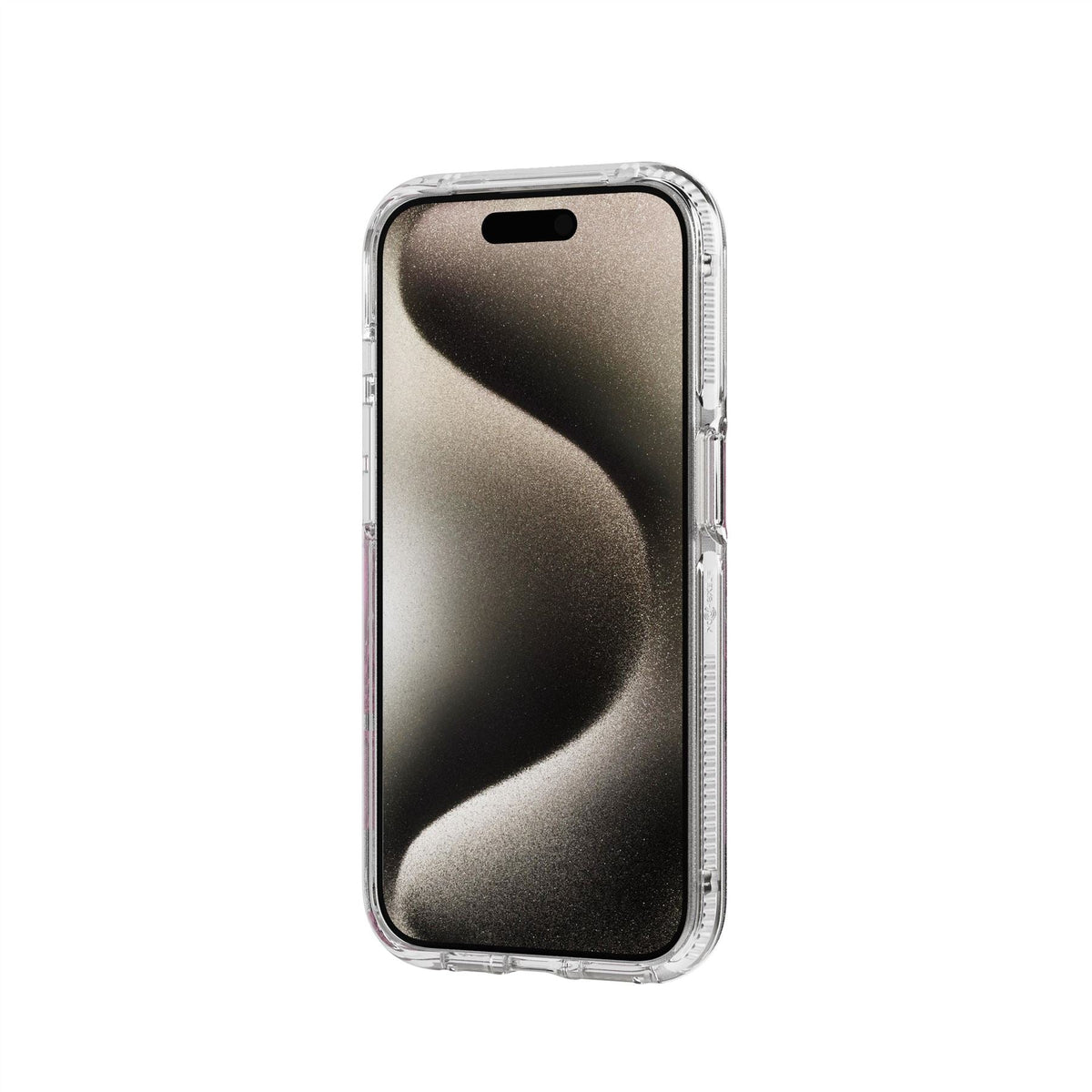 FlexQuartz - Apple iPhone 15 Pro Case MagSafe Compatible - Pink