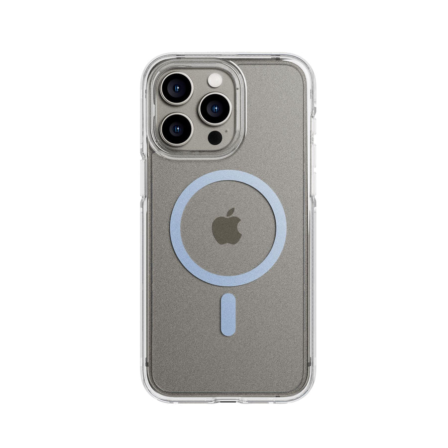 FlexQuartz - Apple iPhone 15 Pro Max Case MagSafe Compatible - Blue