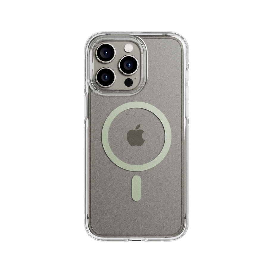 FlexQuartz - Apple iPhone 15 Pro Max Case MagSafe Compatible - Green