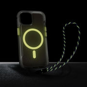 FlexPro MagSafe - Apple iPhone 17e/16e/15/14/13 Case - Clear/Neon (Glow-in-the-Dark)