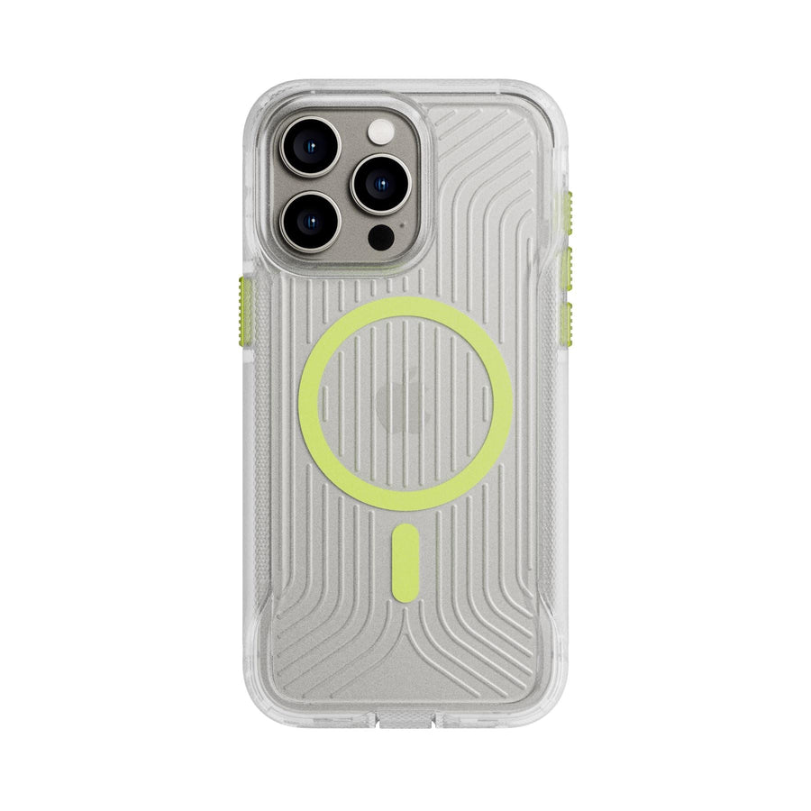 FlexPro - Apple iPhone 15 Pro Max Case MagSafe Compatible - Clear Glow in the Dark