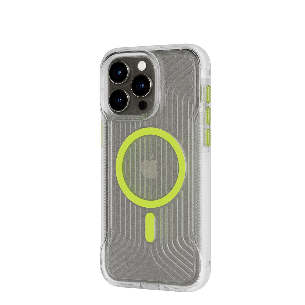 FlexPro - Apple iPhone 15 Pro Max Case MagSafe Compatible - Clear Glow in the Dark