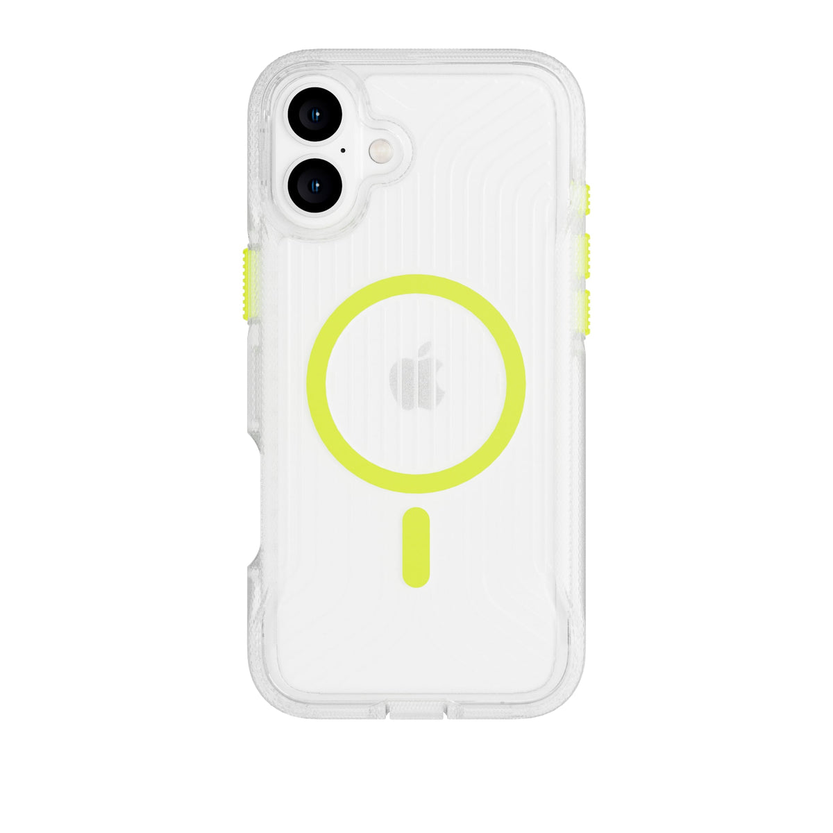 FlexPro - Apple iPhone 16 Plus Case MagSafe Compatible - Neon Green Glow in the Dark
