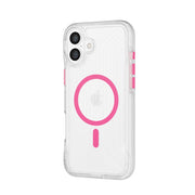 FlexPro - Apple iPhone 16 Plus Case MagSafe Compatible - Neon Pink/Orange Glow in the Dark