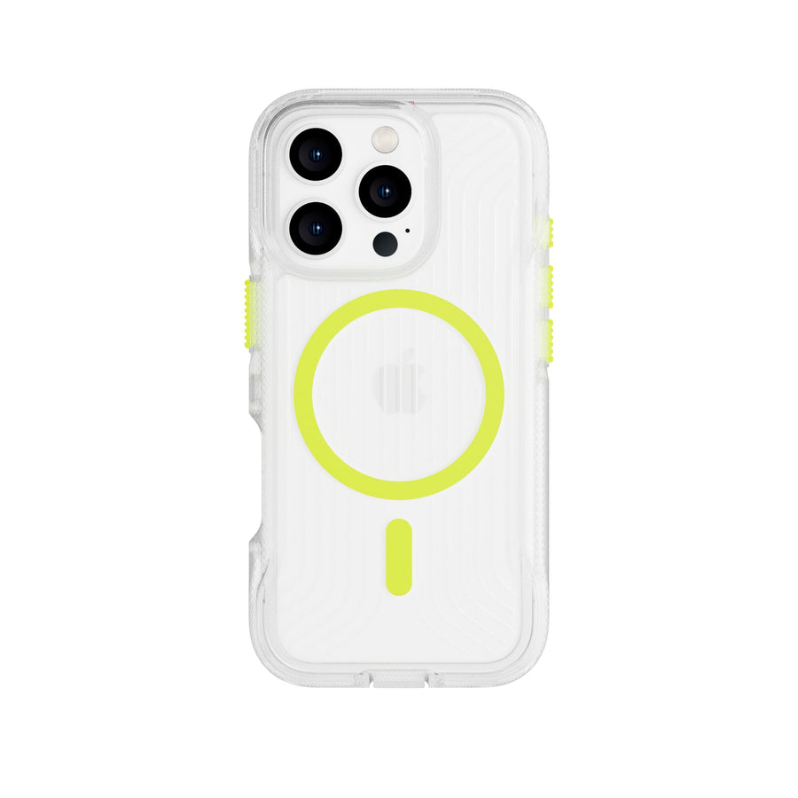 FlexPro - Apple iPhone 16 Pro Case MagSafe Compatible  - Neon Green Glow in the Dark