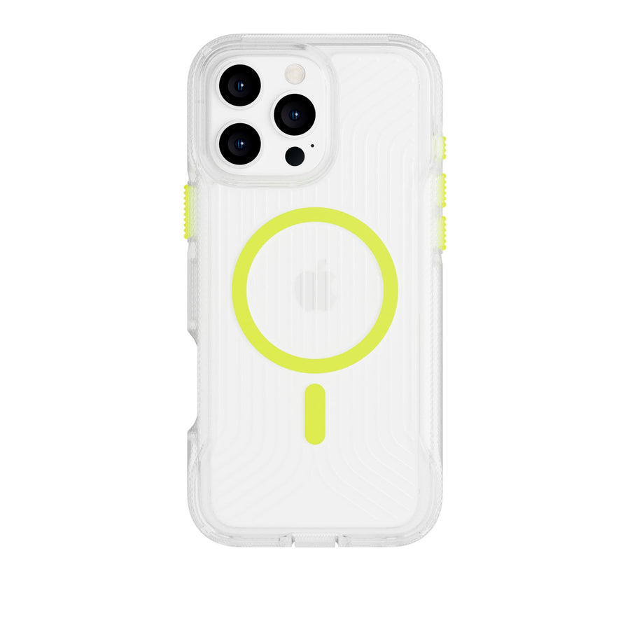 FlexPro - Apple iPhone 16 Pro Max Case MagSafe Compatible - Neon Green Glow in the Dark