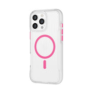 FlexPro - Apple iPhone 16 Pro Max Case MagSafe Compatible - Neon Pink/Orange Glow in the Dark