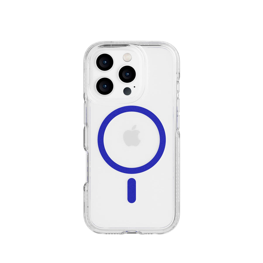 FlexQuartz - Apple iPhone 16 Pro Case MagSafe Compatible - Electric Blue