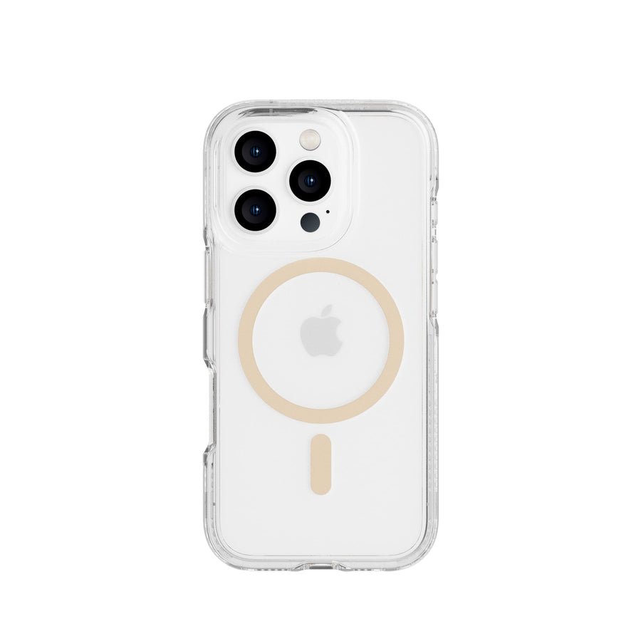 FlexQuartz - Apple iPhone 16 Pro Case MagSafe Compatible - Gold