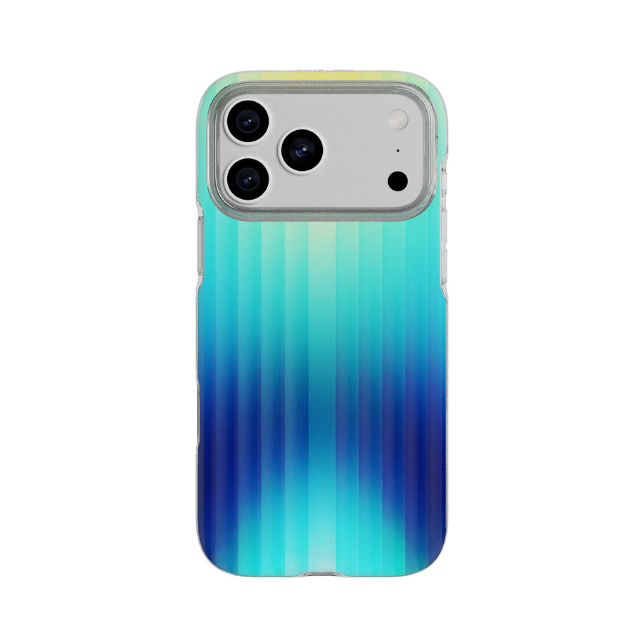 FlexQuartz MagSafe - Apple iPhone 17 Pro Max Case - Ombre Blue/Green