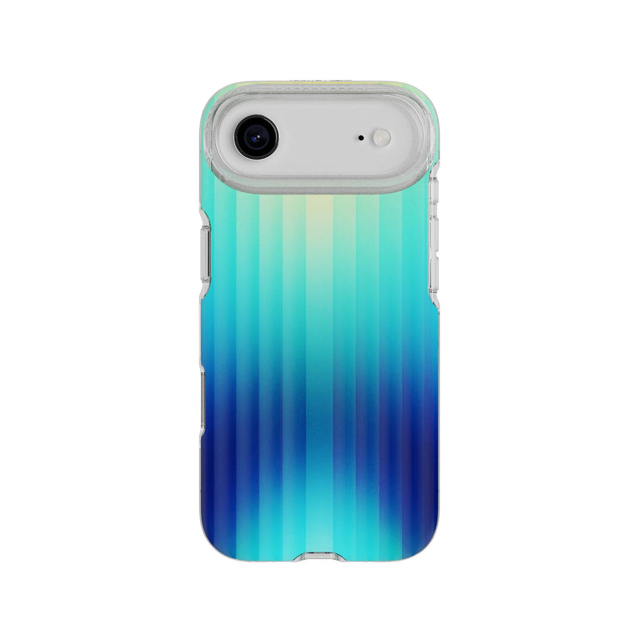 FlexQuartz MagSafe - Apple iPhone Air Case - Ombre Blue/Green