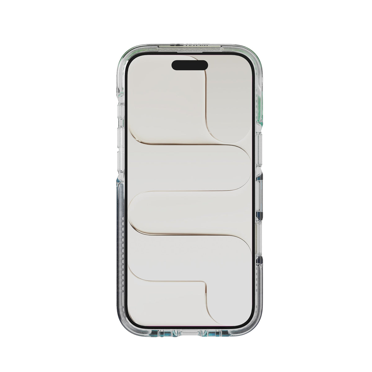 FlexQuartz MagSafe - Apple iPhone Air Case - Ombre Blue/Green