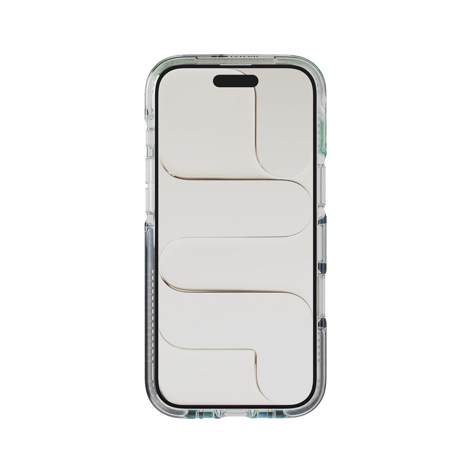 FlexQuartz MagSafe - Apple iPhone Air Case - Ombre Blue/Green