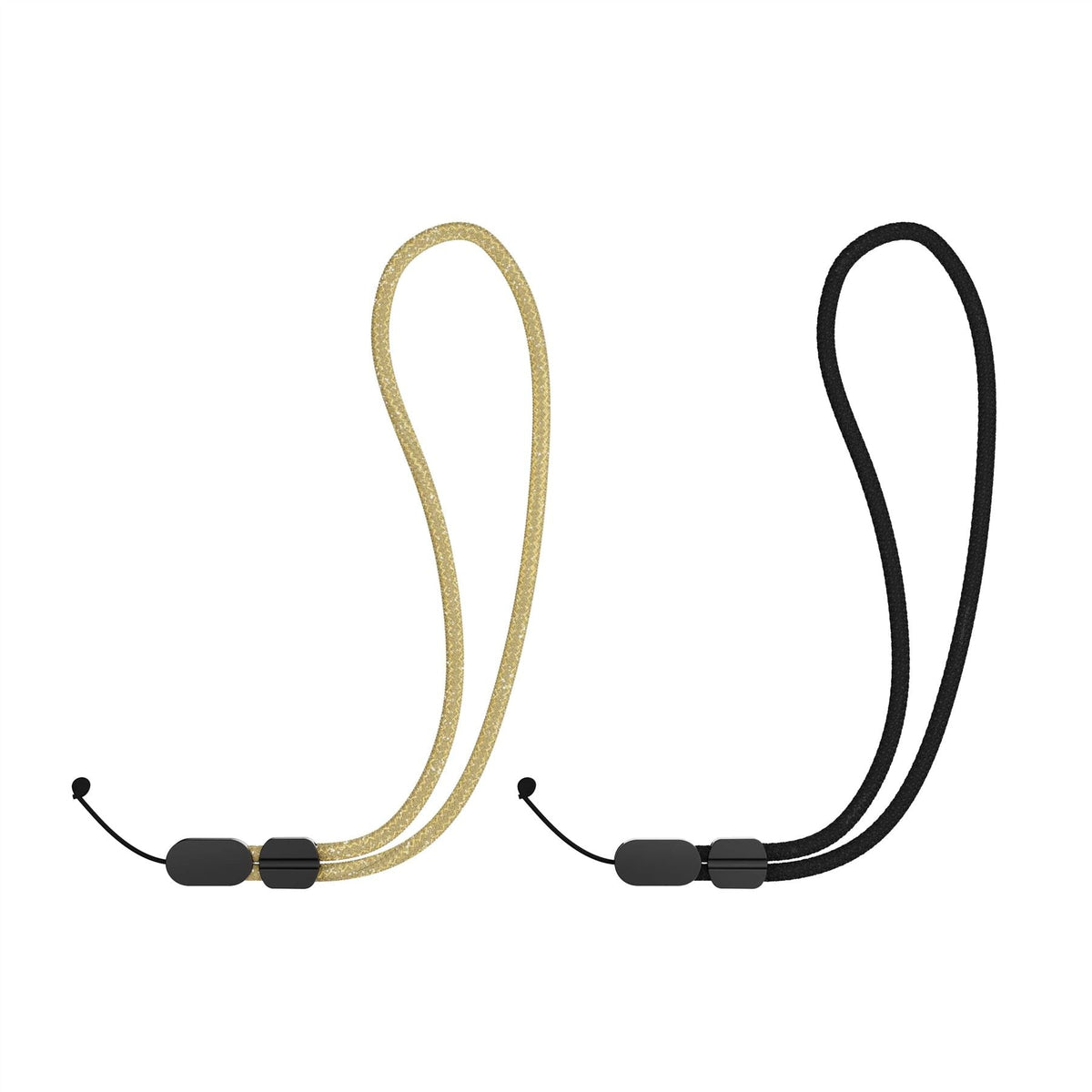 Wrist Lanyard Bundle (2-pack) - Universal Wrist Strap - Black &  Gold